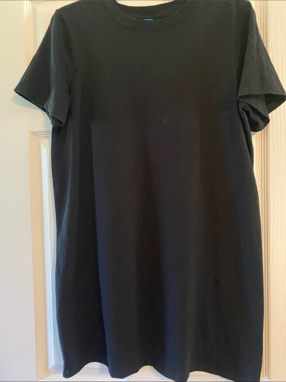Old Navy Black Cotton T‑Shirt Mini Dress